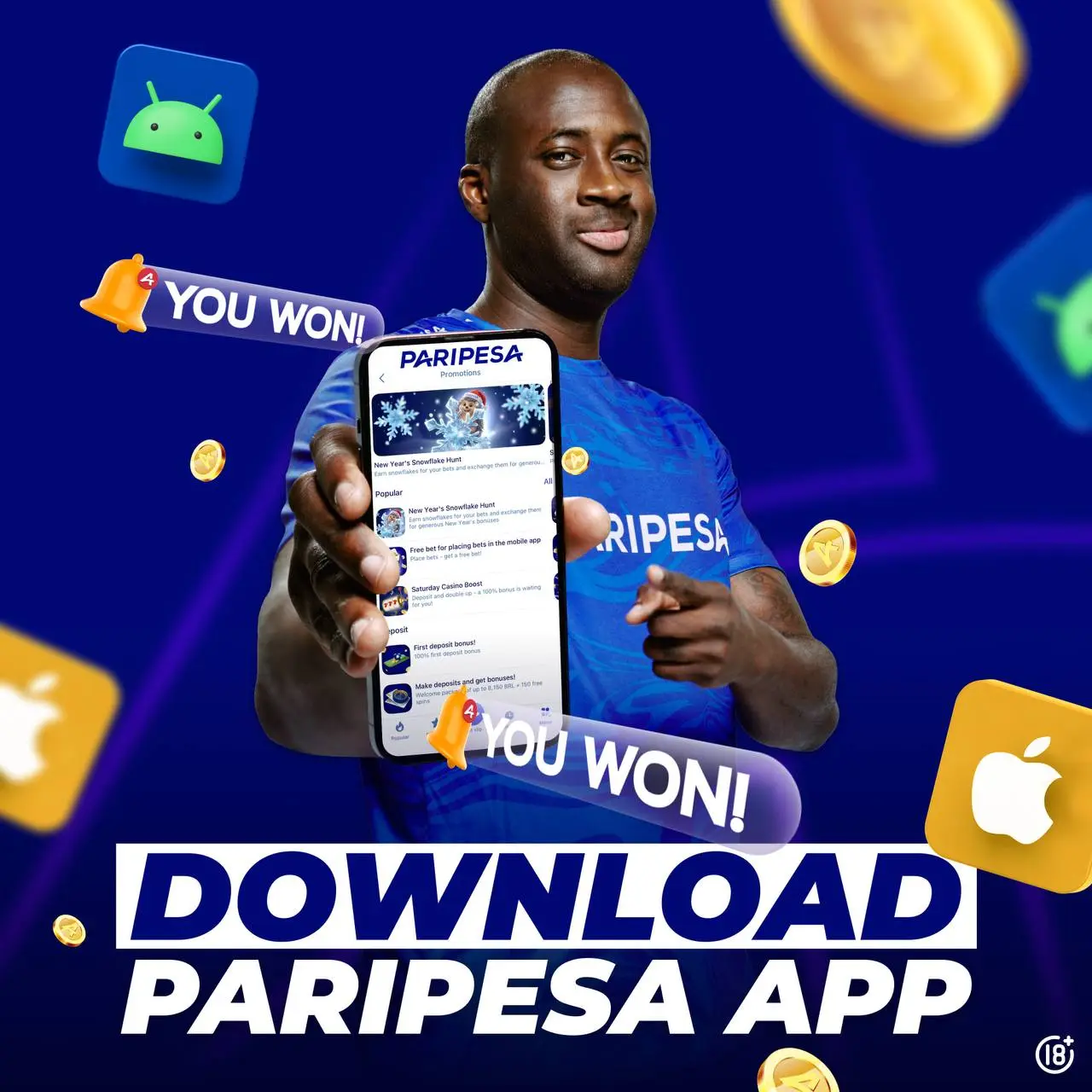 Paripesa Kenya App with Yaya Toure
